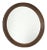 Danish Teak Round Mirror For Sale
