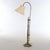 Antique Arts & Crafts Polychromed Gilt Bronze Adjustable Bridge Lamp C1930 For Sale - Image 6 of 13