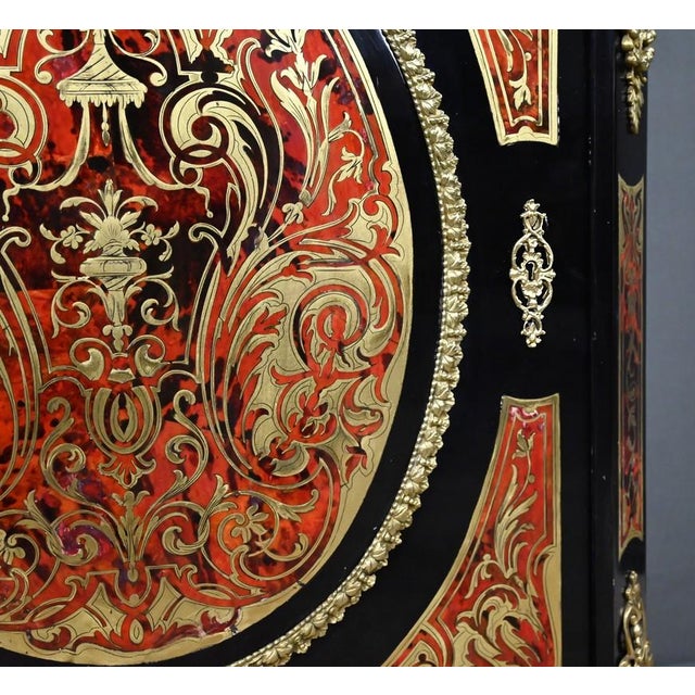 Mid-19th Century Napoleon III Boulle Marquetry Console Table For Sale - Image 17 of 18