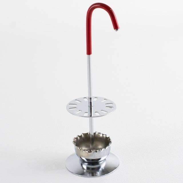 Metal Modernist Chrome Barware Cocktail Picks and Glass Markers For Sale - Image 7 of 11