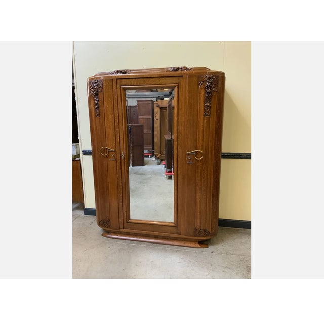 Art Deco Wardrobe, 1930 For Sale - Image 9 of 9