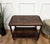 Mid-Century Italian Art Deco Style Walnut Burl Dry Bar Table, 1940s For Sale - Image 6 of 9