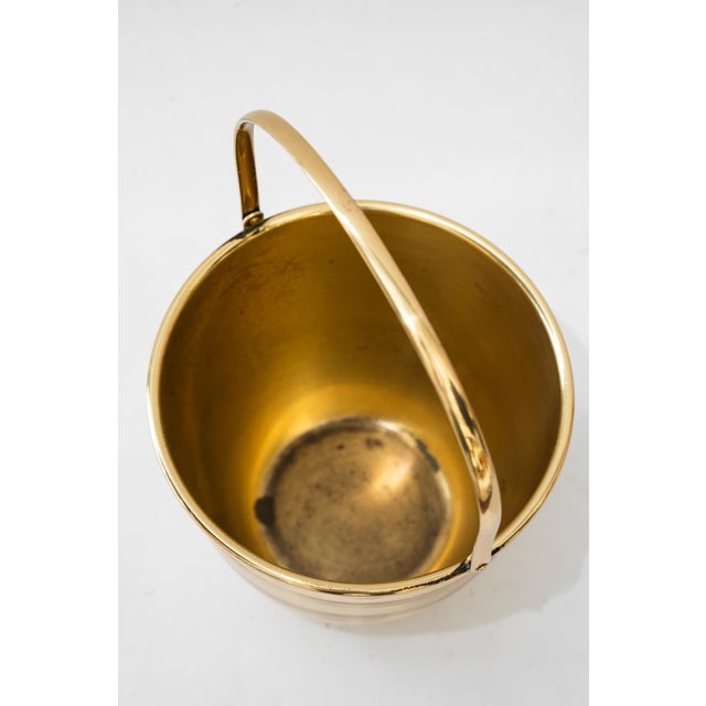 Metal Ice Bucket in Brass, Vienna, Austria, 1920s For Sale - Image 7 of 9