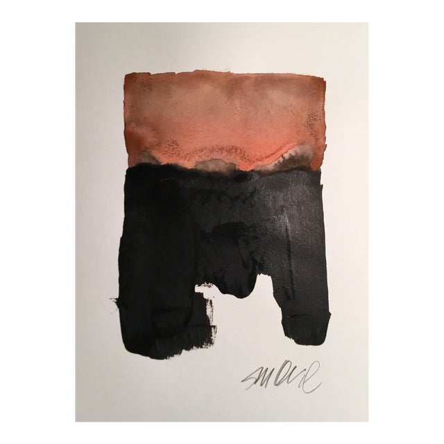 "Brown Belt" Original Mixed Media Painting For Sale
