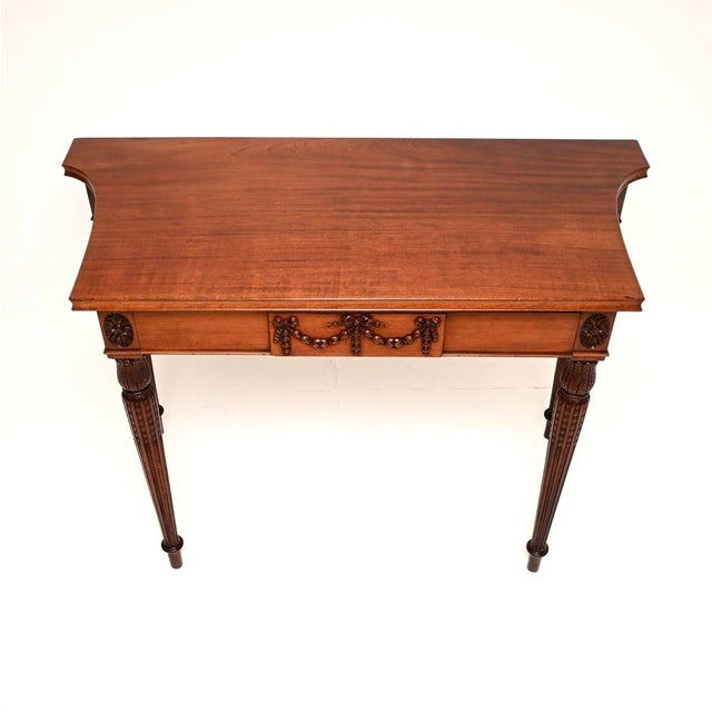 1900 - 1909 Antique Edwardian Console Table, 1900s For Sale - Image 5 of 11