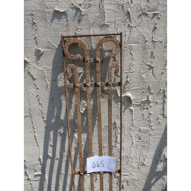 Antique Victorian IronArchitectural Salvage Door For Sale - Image 4 of 5