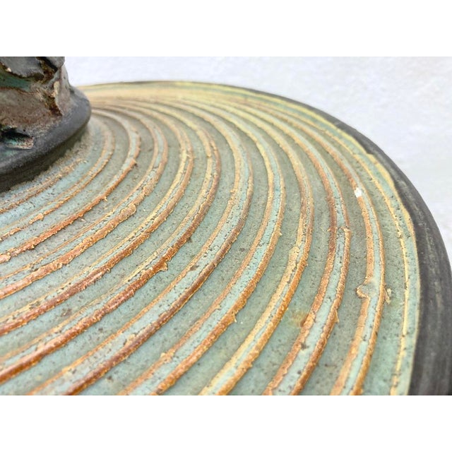 Danish Studio Ceramic Pendant Lamp by Jette Hellerøe, 1970s For Sale - Image 6 of 18