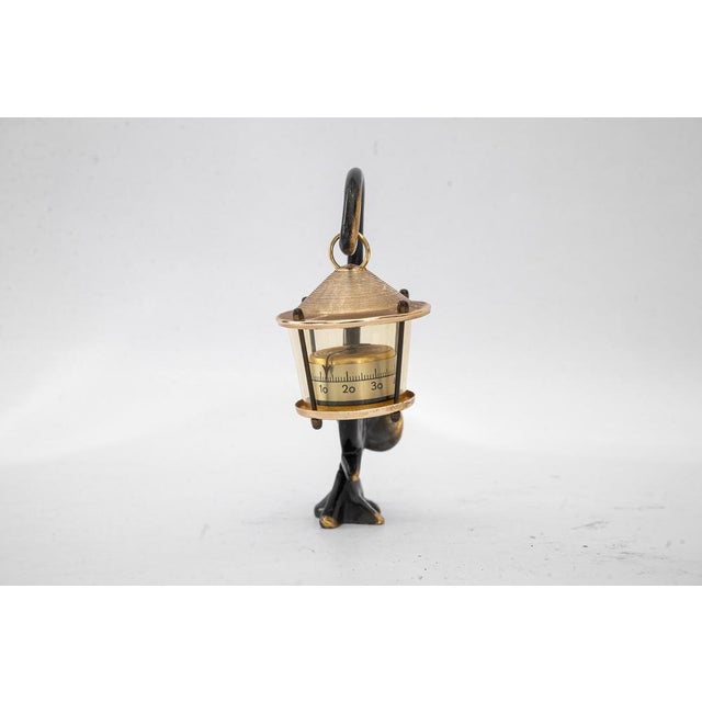 Elephant Figurine with Thermometer by Walter Bosse for Herta Baller, Austria, 1950s For Sale - Image 6 of 9