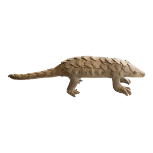 Vintage African Pangolin Sculpture