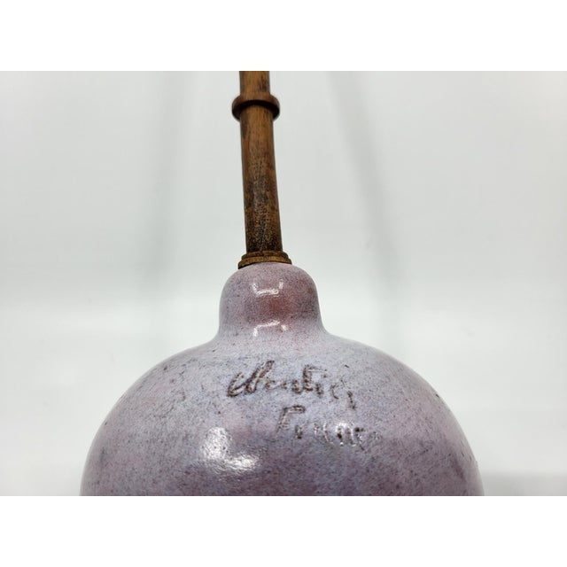 Brown Vintage Ceramic Ladle by the Cloutier Brothers, 1950s For Sale - Image 8 of 12