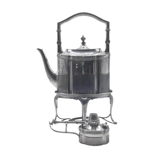 800 Hallmarked Silver Tea Set from Wilhelm Binder, Germany, 1890s, Set of 6 For Sale - Image 3 of 18