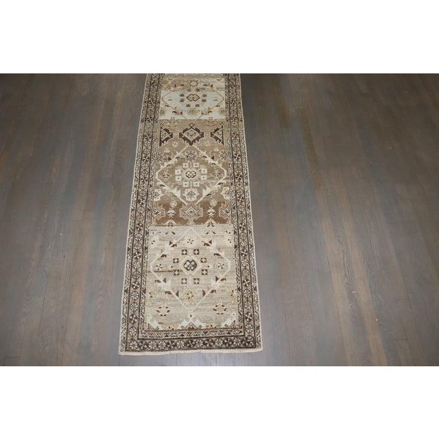Zabihi Collection Narrow Antique Persian Malayer Runner - 1'11" x 8'9" For Sale In New York - Image 6 of 9
