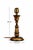 Black Antique Hand-Painted Kashmiri Wooden Table Lamp Base, 1910s For Sale - Image 8 of 16