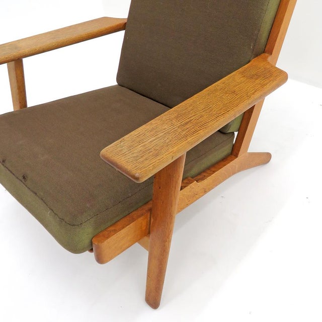 Hans J. Wegner Ge 290a High Back Lounge Chair, 1950 For Sale - Image 10 of 10