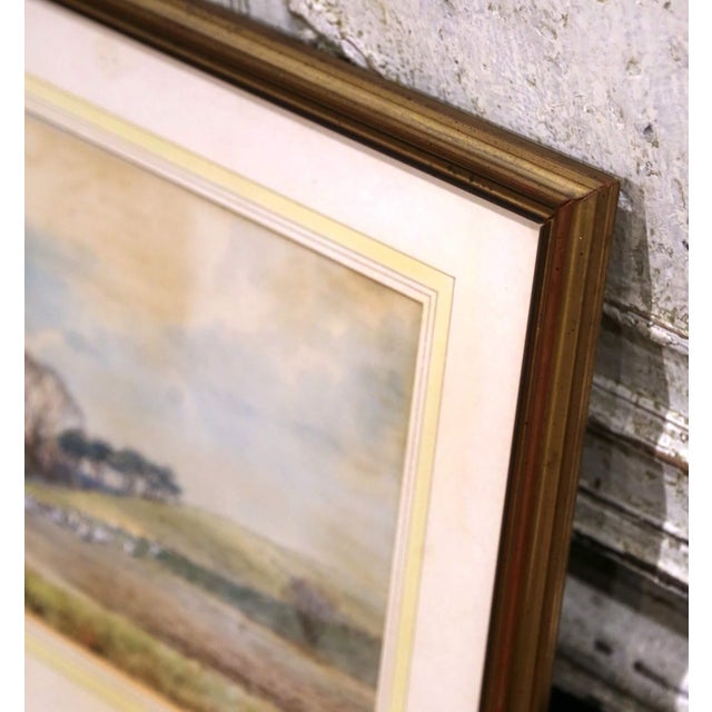 19th C. English Fox Hunting Watercolor “A Run Near Ditchling” by Arthur Willett For Sale In Dallas - Image 6 of 11