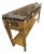 1990s Century Furniture Console Table With Marble Top For Sale