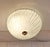 Vintage Flat Ceiling Lamp with Curved Frosted Glass Shade on Brass Bracket, 1980s For Sale - Image 4 of 8