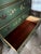 Vintage Drexel Dresser/Chest - Deep Green With Custom Chinoiserie-Inspired Hand-Painted Floral Lacquer Finish For Sale In Los Angeles - Image 6 of 10
