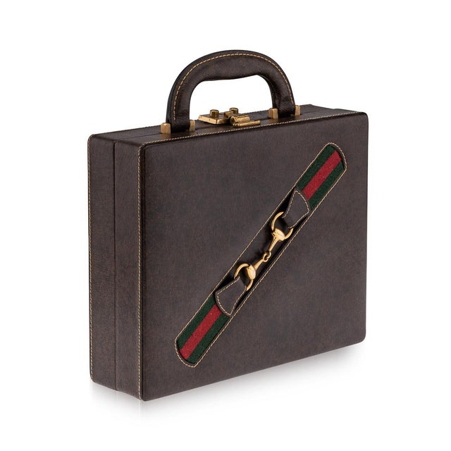 Vintage 20th Century Italian Travel Poker Set from Gucci, 1970 For Sale - Image 11 of 16