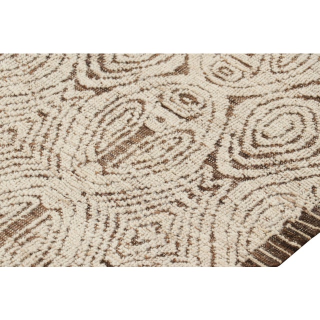 Rug & Kilim’s Moroccan Style Rug in Beige-Brown with Geometric Patterns - 8x10 For Sale In New York - Image 6 of 7