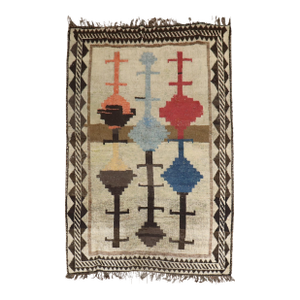 Antique Zabihi Collection Persian Gabbeh Rug