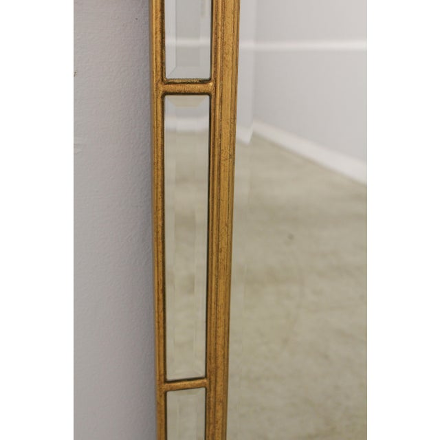 Gold Rectangular Frame Regency Style Beveled Mirror | Chairish