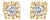 10K Yellow Gold Plated .925 Sterling Silver 1/10 Cttw Round Brilliant-Cut Diamond Miracle-Set Stud Earrings (J-K Color, I3 Clarity) For Sale