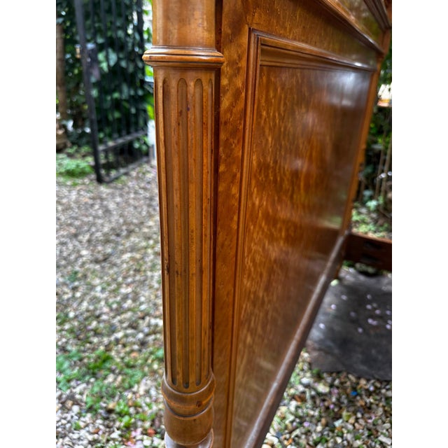 Louis Philippe Style Bed in Burr Wood, 1800s For Sale - Image 12 of 18