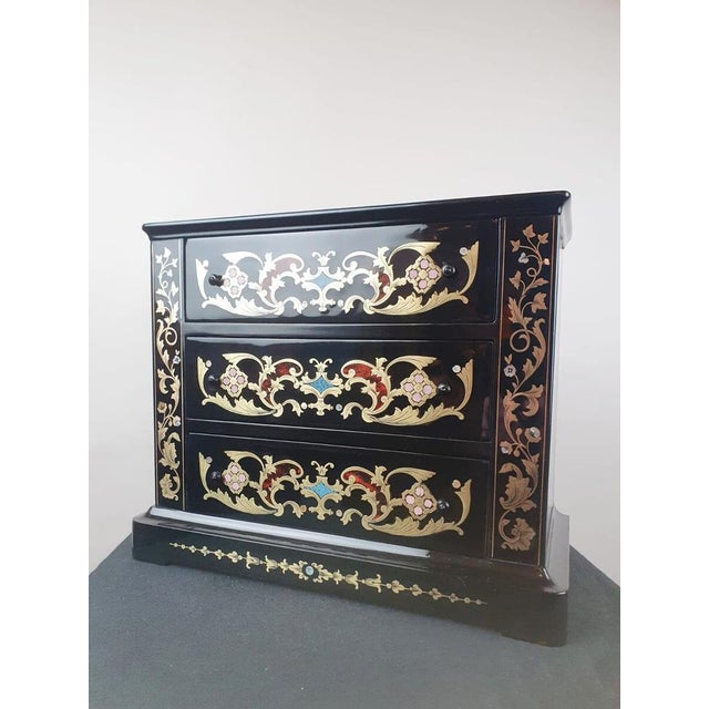 Napoleon III Master's Chest of Drawers For Sale - Image 3 of 18