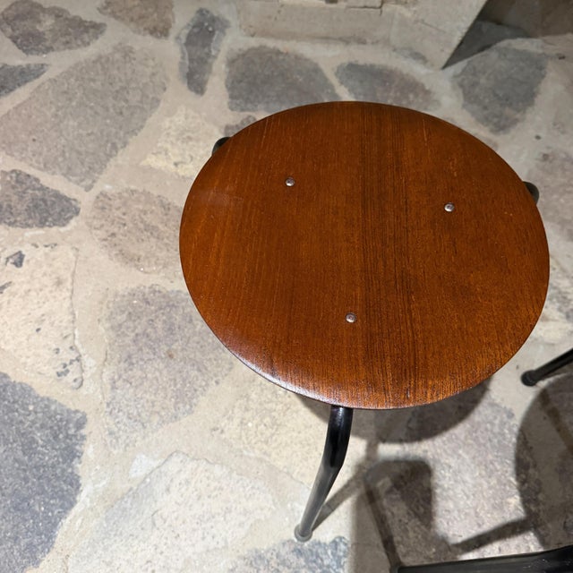 Fritz Hansen Model 3170 "Dot Stools Arne Jacobsen Fritz Hansen Mid Century Modern For Sale - Image 4 of 11
