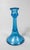 Vintage Iridescent Blue Glass Candlesticks - A Pair For Sale - Image 4 of 5
