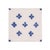 Set of 9 Delft Tiles in Cobalt Pattern of Florets, C. 1700’s For Sale - Image 4 of 18