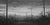 Post Progress by Todd Carpenter | Oil on Board Black and white landscape with mountains and trees. For Sale