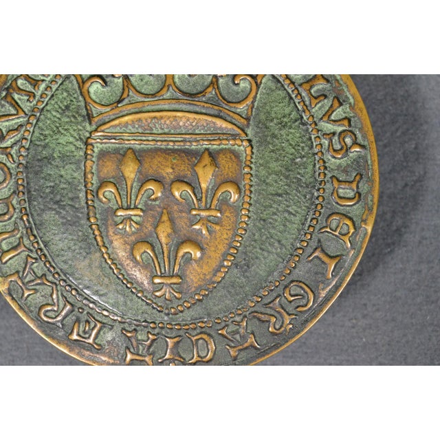 Max Le Verrier French Art Deco Bronze “Écu D’Or” Lidded Box, Circa 1930 For Sale - Image 6 of 14
