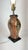 Italian Rococo Style Glazed Enamel Porcelain Gilded Vase Lamp the Bombay Co. For Sale - Image 11 of 12