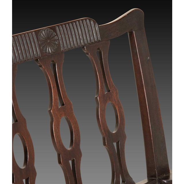 George III Mahogany Armchair, 1780 For Sale - Image 4 of 8