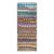 1940s Stripe Colorful Geometric Antique Turkish Kilim 4' 6"x 10' 10" Runner Rug For Sale