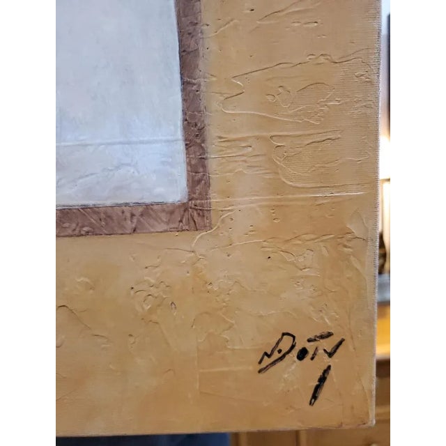 Abstract Neal Doty Oil on Canvas Painting For Sale - Image 3 of 9