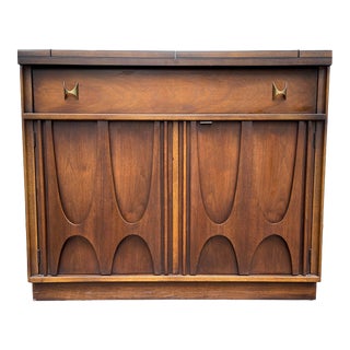 1960s Broyhill Brasilia Flip Top Bar For Sale