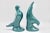A stunning pair of sleek, Art Deco Style Ceramic Bird Bookend / Sculptures, made in Italy, circa 1960. This is a fine pair...