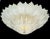 Realized in pure Murano glass consists of an incredible number of leaves. The structure is gilt-metal. 18 lights spread a...