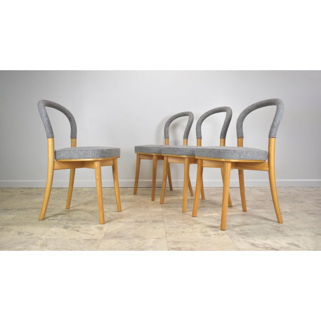 Wood Erik Gunnar Asplund “501 Gothenburg” Chairs for Cassina – Set of 4 For Sale - Image 7 of 12