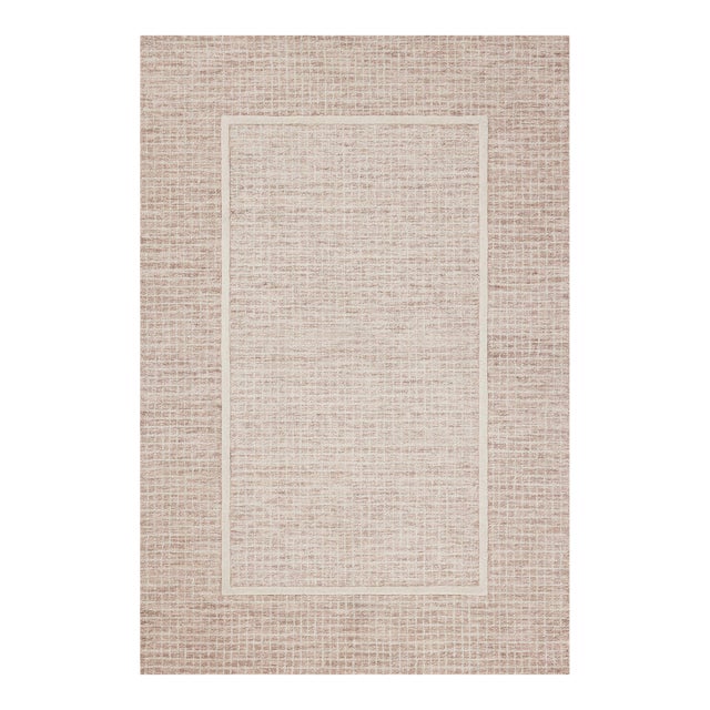 Chris Loves Julia x Loloi Briggs Blush / Ivory 8'-6" x 11'-6" Area Rug For Sale