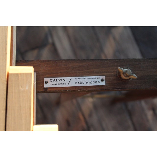 1950s Mid Century Paul McCobb Dining Table With Extensions For Sale - Image 11 of 11