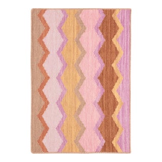 Kit Kemp for Dash & Albert Safety Net Spice Woven Wool Rug, 7' 6" x 9' 6"
