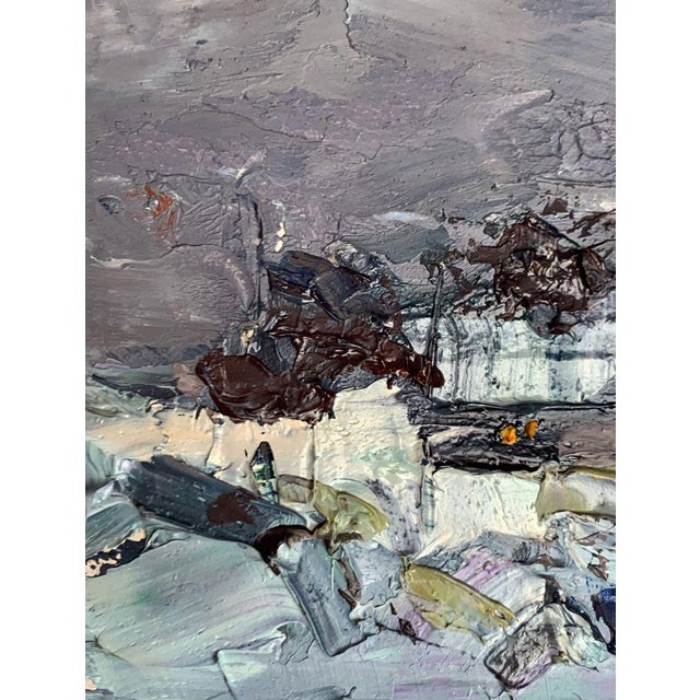 Oil Painting Winter and Evening Alexander Cherednichenko For Sale - Image 10 of 12