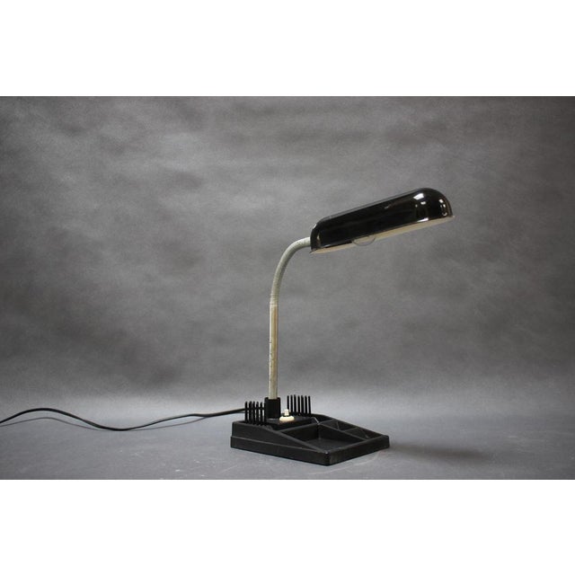 Mid-Century Modern Table Lamp with Pencil Stand, 1960s For Sale - Image 10 of 12