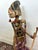 Vintage 1980s Indonesian Wayang Golek 23" Rod Puppet Javanese Folk Art W/ Base For Sale - Image 4 of 6