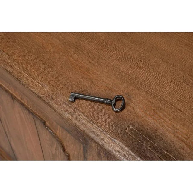 French Country Sideboard in Old Pine Stain by Sarreid LTD For Sale - Image 9 of 12