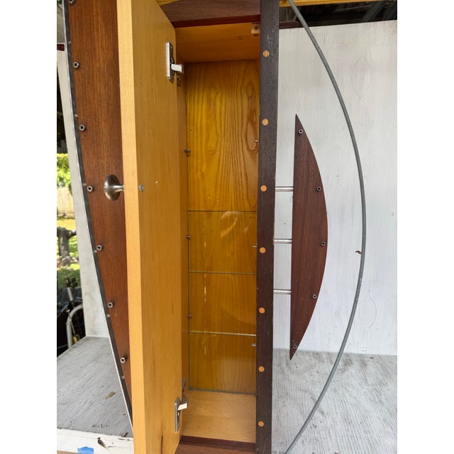 Late 20th Century Late 20th Century Most Unusual Post Modern Art Sculpture Hanging Wall Cabinet For Sale - Image 5 of 10